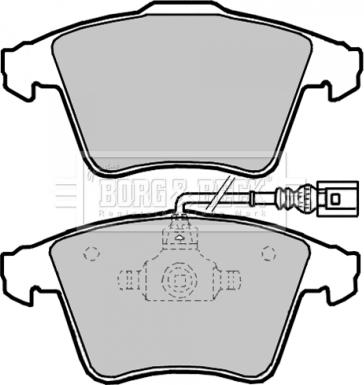 Borg & Beck BBP2144 - Kit pastiglie freno, Freno a disco autozon.pro