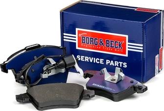 Borg & Beck BBP2143 - Kit pastiglie freno, Freno a disco autozon.pro