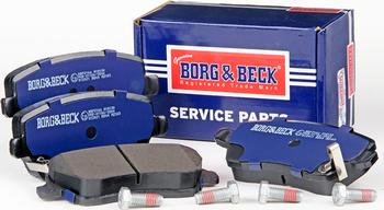 Borg & Beck BBP2166 - Kit pastiglie freno, Freno a disco autozon.pro