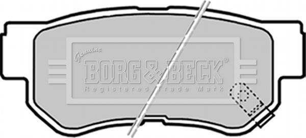 Borg & Beck BBP2163 - Kit pastiglie freno, Freno a disco autozon.pro