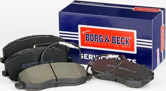 Borg & Beck BBP2105 - Kit pastiglie freno, Freno a disco autozon.pro