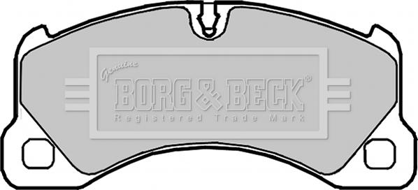 Borg & Beck BBP2101 - Kit pastiglie freno, Freno a disco autozon.pro