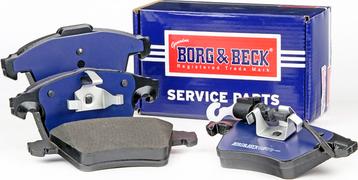 Borg & Beck BBP2107 - Kit pastiglie freno, Freno a disco autozon.pro