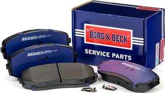 Borg & Beck BBP2114 - Kit pastiglie freno, Freno a disco autozon.pro