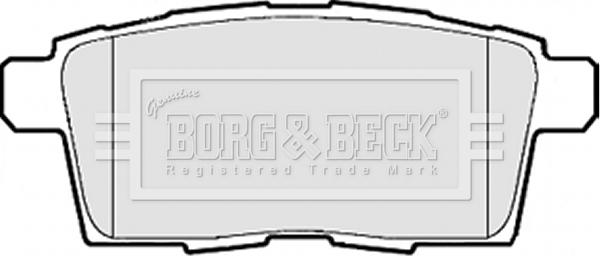 Borg & Beck BBP2115 - Kit pastiglie freno, Freno a disco autozon.pro