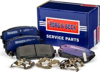 Borg & Beck BBP2117 - Kit pastiglie freno, Freno a disco autozon.pro