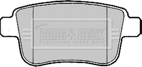 Borg & Beck BBP2185 - Kit pastiglie freno, Freno a disco autozon.pro