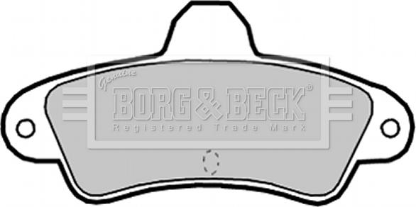 Borg & Beck BBP2128 - Kit pastiglie freno, Freno a disco autozon.pro