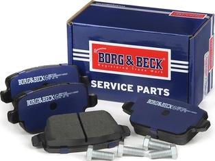 Borg & Beck BBP2122 - Kit pastiglie freno, Freno a disco autozon.pro