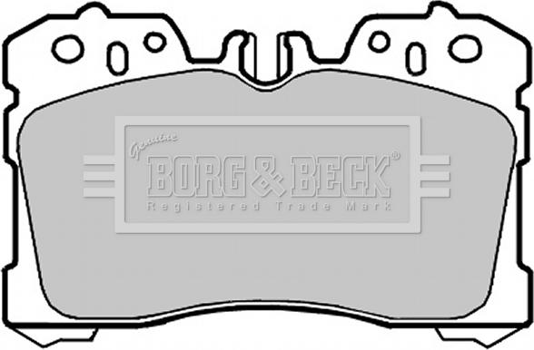 Borg & Beck BBP2127 - Kit pastiglie freno, Freno a disco autozon.pro