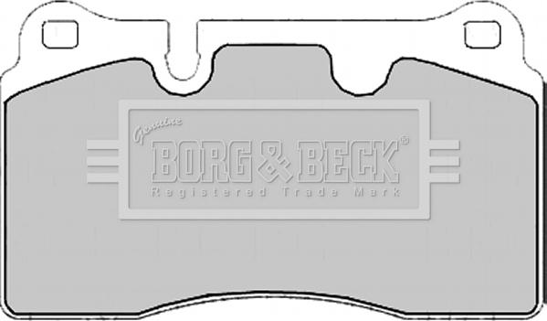 Borg & Beck BBP2175 - Kit pastiglie freno, Freno a disco autozon.pro