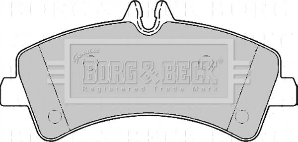 Borg & Beck BBP2170 - Kit pastiglie freno, Freno a disco autozon.pro