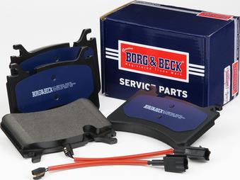 Borg & Beck BBP2849 - Kit pastiglie freno, Freno a disco autozon.pro