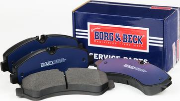 Borg & Beck BBP2843 - Kit pastiglie freno, Freno a disco autozon.pro