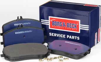 Borg & Beck BBP2855 - Kit pastiglie freno, Freno a disco autozon.pro