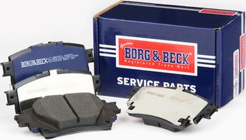 Borg & Beck BBP2851 - Kit pastiglie freno, Freno a disco autozon.pro