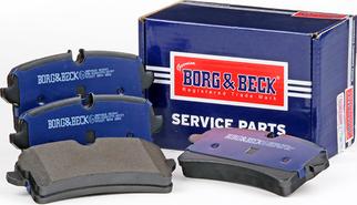 Borg & Beck BBP2868 - Kit pastiglie freno, Freno a disco autozon.pro