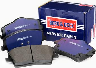 Borg & Beck BBP2806 - Kit pastiglie freno, Freno a disco autozon.pro