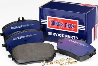 Borg & Beck BBP2808 - Kit pastiglie freno, Freno a disco autozon.pro