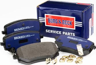 Borg & Beck BBP2814 - Kit pastiglie freno, Freno a disco autozon.pro