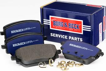 Borg & Beck BBP2815 - Kit pastiglie freno, Freno a disco autozon.pro