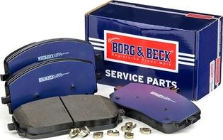 Borg & Beck BBP2816 - Kit pastiglie freno, Freno a disco autozon.pro