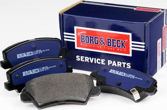 Borg & Beck BBP2810 - Kit pastiglie freno, Freno a disco autozon.pro