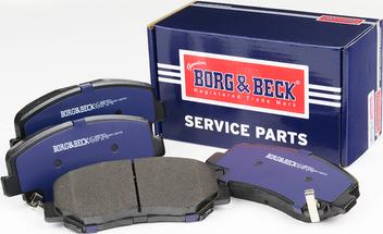 Borg & Beck BBP2811 - Kit pastiglie freno, Freno a disco autozon.pro