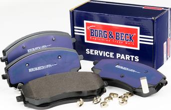 Borg & Beck BBP2813 - Kit pastiglie freno, Freno a disco autozon.pro