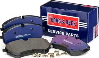 Borg & Beck BBP2820 - Kit pastiglie freno, Freno a disco autozon.pro