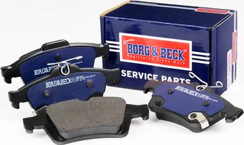 Borg & Beck BBP2821 - Kit pastiglie freno, Freno a disco autozon.pro