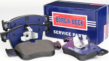 Borg & Beck BBP2822 - Kit pastiglie freno, Freno a disco autozon.pro