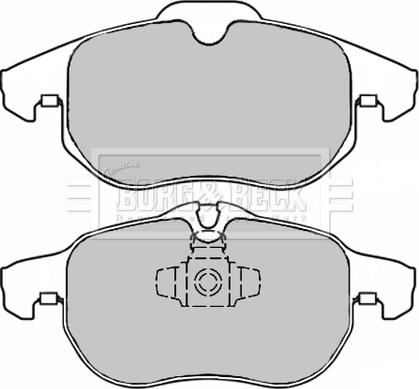 Borg & Beck BBP2354 - Kit pastiglie freno, Freno a disco autozon.pro