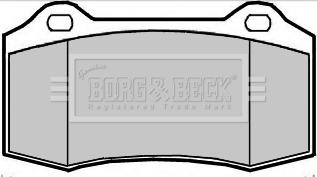 Borg & Beck BBP2360 - Kit pastiglie freno, Freno a disco autozon.pro