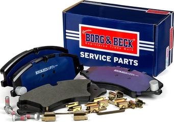 Borg & Beck BBP2306 - Kit pastiglie freno, Freno a disco autozon.pro