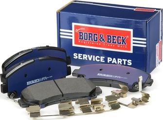 Borg & Beck BBP2308 - Kit pastiglie freno, Freno a disco autozon.pro