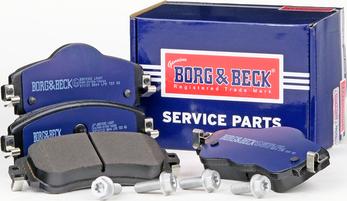 Borg & Beck BBP2302 - Kit pastiglie freno, Freno a disco autozon.pro