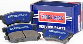 Borg & Beck BBP2307 - Kit pastiglie freno, Freno a disco autozon.pro