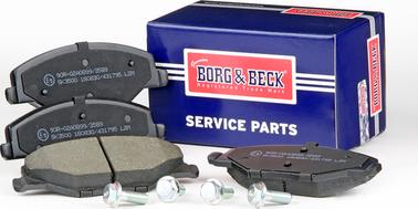 Borg & Beck BBP2380 - Kit pastiglie freno, Freno a disco autozon.pro