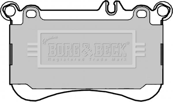 Borg & Beck BBP2331 - Kit pastiglie freno, Freno a disco autozon.pro