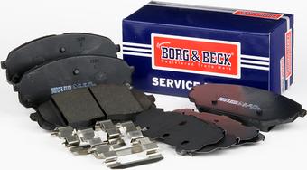 Borg & Beck BBP2333 - Kit pastiglie freno, Freno a disco autozon.pro