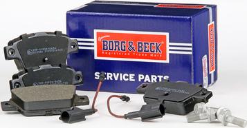 Borg & Beck BBP2325 - Kit pastiglie freno, Freno a disco autozon.pro