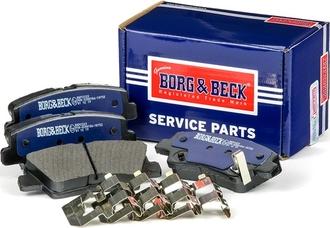 Borg & Beck BBP2323 - Kit pastiglie freno, Freno a disco autozon.pro