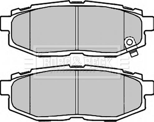 Borg & Beck BBP2372 - Kit pastiglie freno, Freno a disco autozon.pro