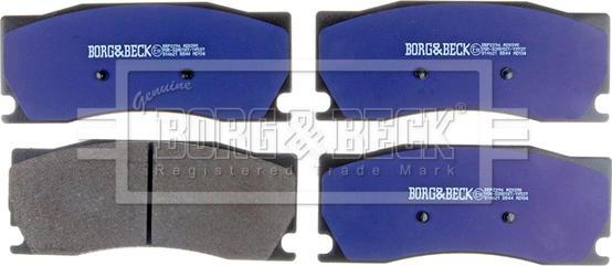 Borg & Beck BBP2296 - Kit pastiglie freno, Freno a disco autozon.pro