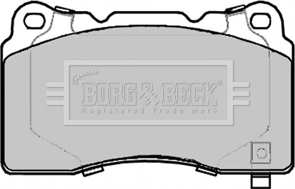 Borg & Beck BBP2290 - Kit pastiglie freno, Freno a disco autozon.pro