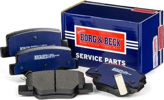 Borg & Beck BBP2241 - Kit pastiglie freno, Freno a disco autozon.pro