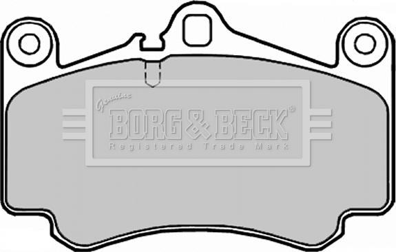 Borg & Beck BBP2255 - Kit pastiglie freno, Freno a disco autozon.pro