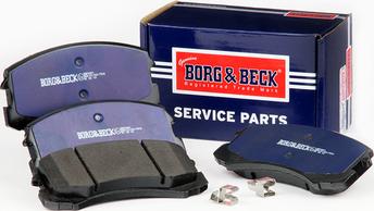 Borg & Beck BBP2201 - Kit pastiglie freno, Freno a disco autozon.pro