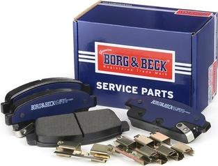 Borg & Beck BBP2214 - Kit pastiglie freno, Freno a disco autozon.pro